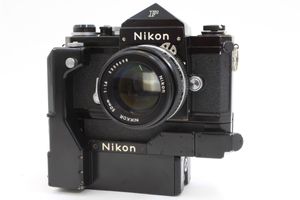 Nikon ニコン 一眼レフカメラ Nikon F ブラックボディ NIKKOR Auto 1:14 f=50mm モータードライブ F36の買取り品の画像