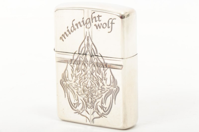 ZIPPO ・midnight wolf 着火確認済 2006年製の画像1