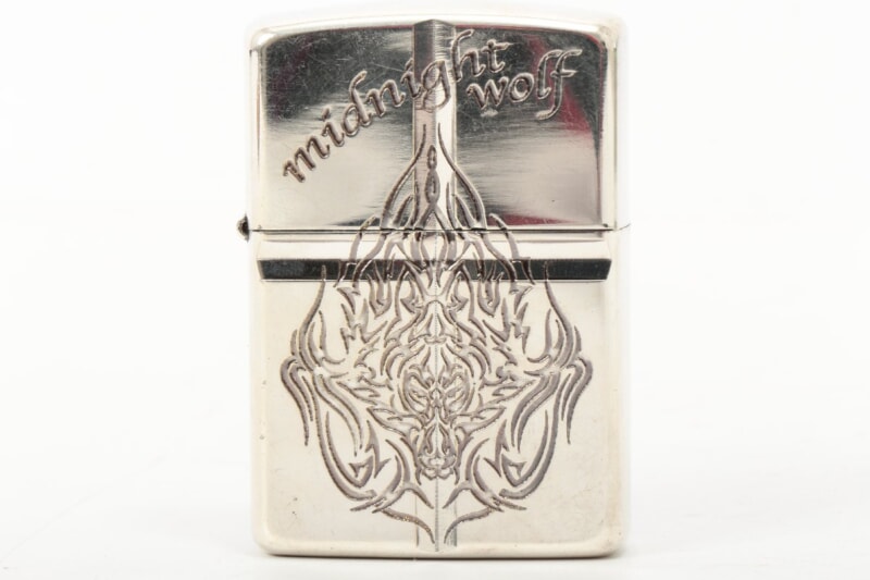 ZIPPO ・midnight wolf 着火確認済 2006年製の画像1