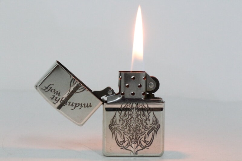 ZIPPO ・midnight wolf 着火確認済 2006年製の画像1