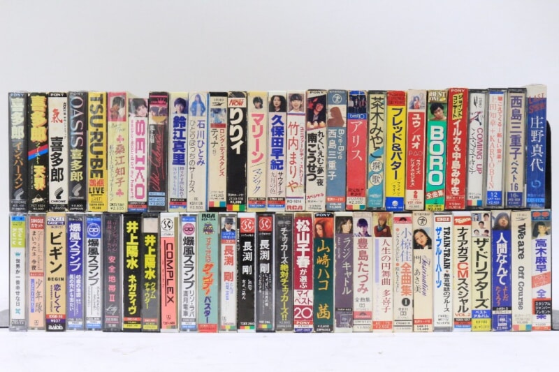 カセットテープ まとめセット 松田聖子/竹内まりや/吉田拓郎/井上陽水