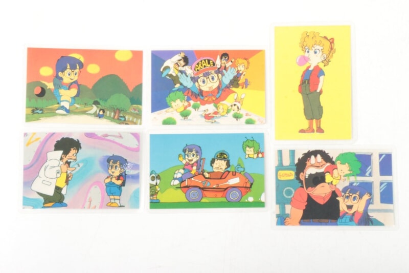 【当時物】 Dr.スランプアラレちゃん  ラミネートカード 6枚セット エトワールの画像1
