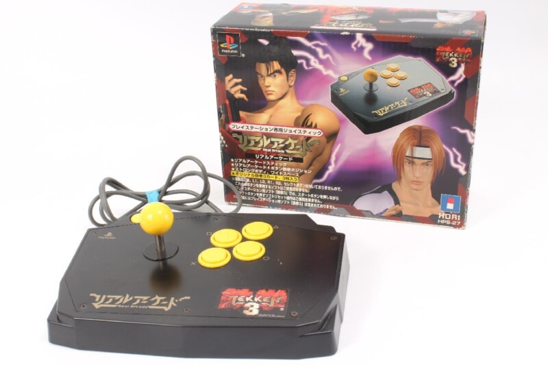 【外箱付き】 HORI  PS1専用ジョイステッィク リアルアーケード [HPS-27]　鉄拳3 コントローラーの画像1