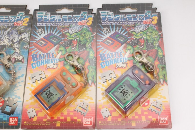 【当時物】BANDAI  デジタルモンスター ver.2×2/ver.3×2/ver.4/初代海外版 計6点セット デジモンの画像1