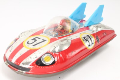 【当時物】 ブリキ スペースカー NO.110 日本製 ヴィンテージの買取り品の画像
