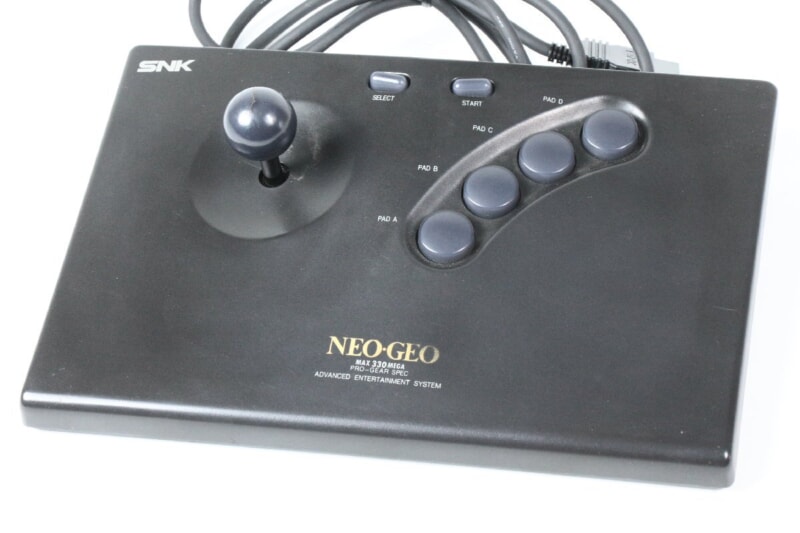 【当時物・外箱付】 SNK 〇NEO・GEO ネオジオ コントローラーの画像1