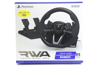 PS5/PS4/PC対応  RWA/レーシングホイールエイペックス レーシングコントローラー HORIの買取り品の画像