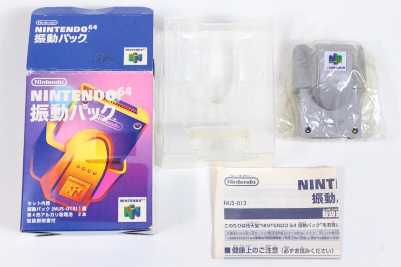 【未使用品】 Nintendo64  周辺機器 [振動パック][コントローラパック] 任天堂の画像1