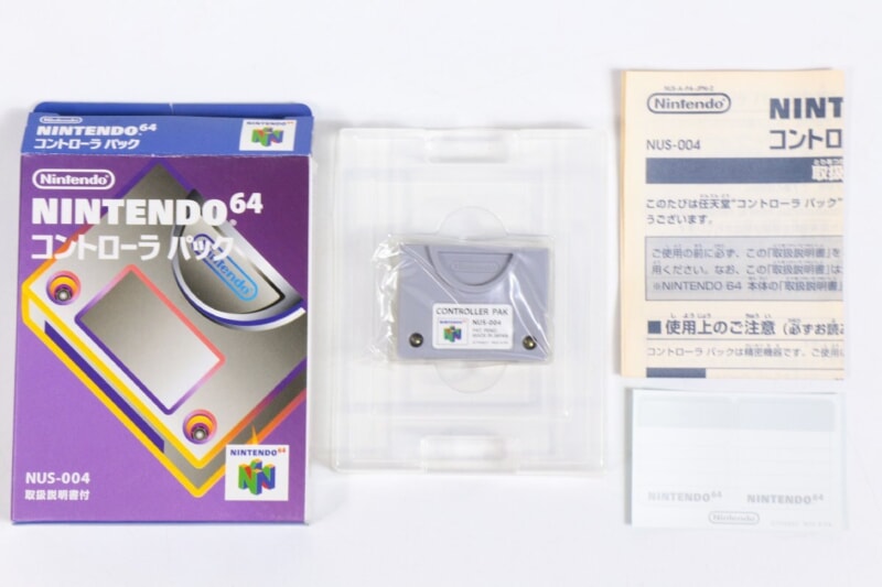 【未使用品】 Nintendo64  周辺機器 [振動パック][コントローラパック] 任天堂の画像1