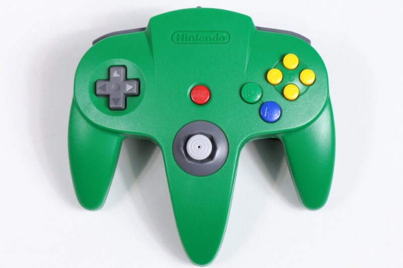 【外箱付】 Nintendo64  コントローラブロス [グリーン][クリアパープル] 2点セットの画像1