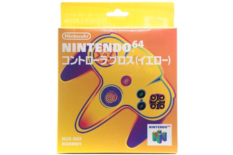【未使用品】 Nintendo64 コントローラブロス [イエロー] 任天堂の画像1