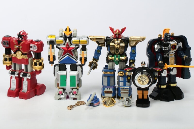 【当時物】BANDAI  超力戦隊オーレンジャー DXロボ [レッドパンチャー][オーブロッカー]など バンダイの画像1