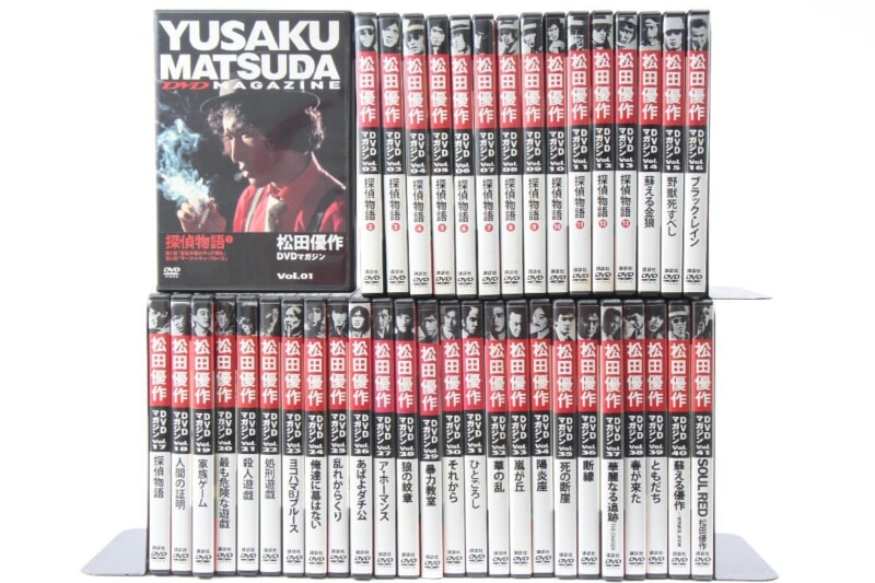 松田優作 DVDマガジン 全41巻 講談社 探偵物語などの画像1