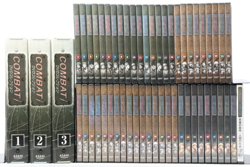 COMBAT！DVDコレクション  全50巻・英雄の条件 人間の生命 解説資料ファイル付き 朝日新聞出版の画像1
