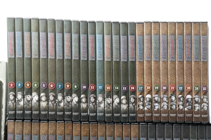 COMBAT！DVDコレクション  全50巻・英雄の条件 人間の生命 解説資料ファイル付き 朝日新聞出版の画像1