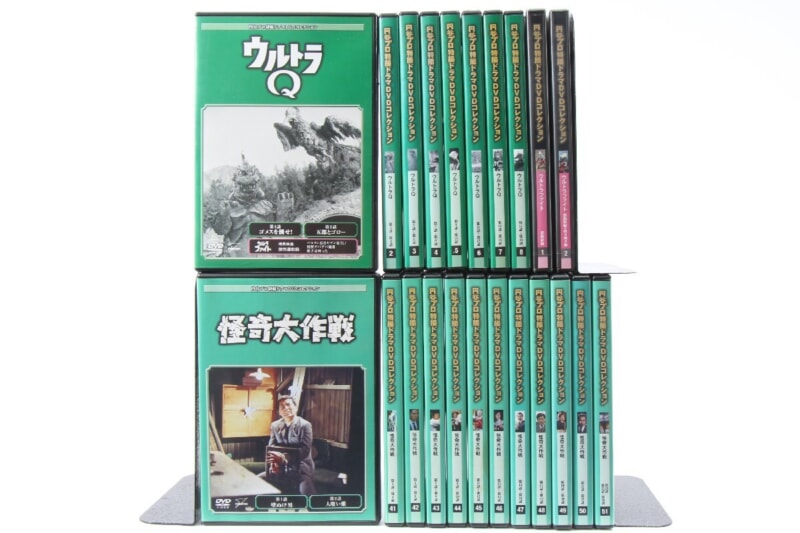 円谷プロ特撮ドラマDVDコレクション  ウルトラQ 1-14巻・ウルトラファイト 1-2巻・怪奇大作戦 40-51巻 デアゴスティー二の画像1