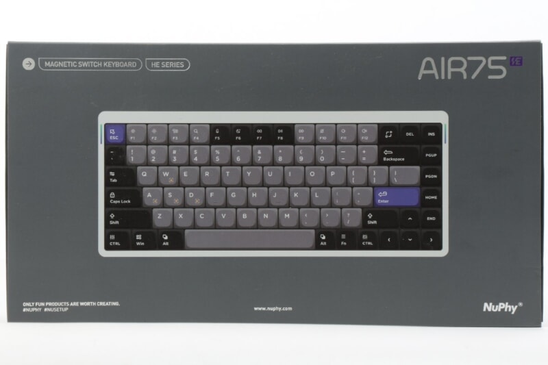 NuPhy  メカニカルスイッチキーボード [AIR75] HEシリーズの画像1