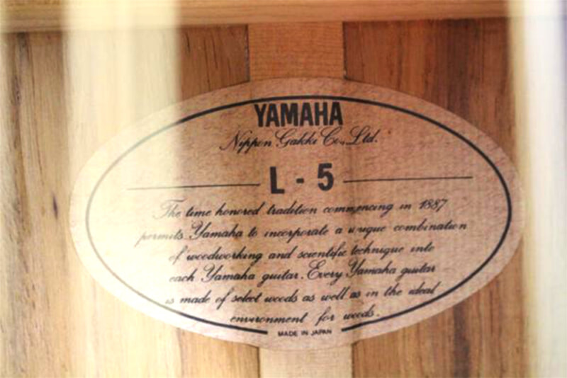 YAMAHA（ヤマハ）アコースティックギター L-5の画像1