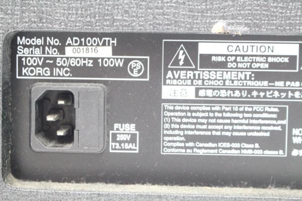 VOX（ボックス）Valvetronix ADシリーズ ヘッドアンプ AD100VTHの画像1