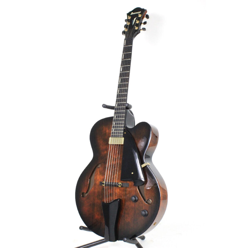 Ibanez（アイバニーズ）フルアコ ギター AFC151-TBC 5B-03 タバコブラウン 専用ハードケース付きの画像1