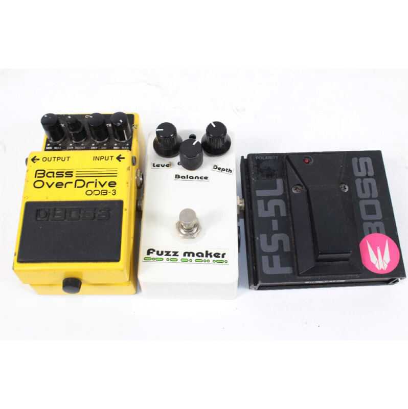 ギターミニアンプ、コンパクトエフェクター 606 / B1（ZOOM）FS-5L / Over Drive（BOSS）などの画像1