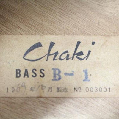 Chaki チャキ B-1 コントラバスの画像1