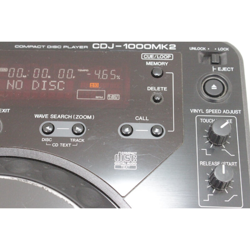 Pioneer/パイオニア ＊ DJ用CDプレーヤー デジタルオーディオシステム [CDJ-1000MK2]の画像1