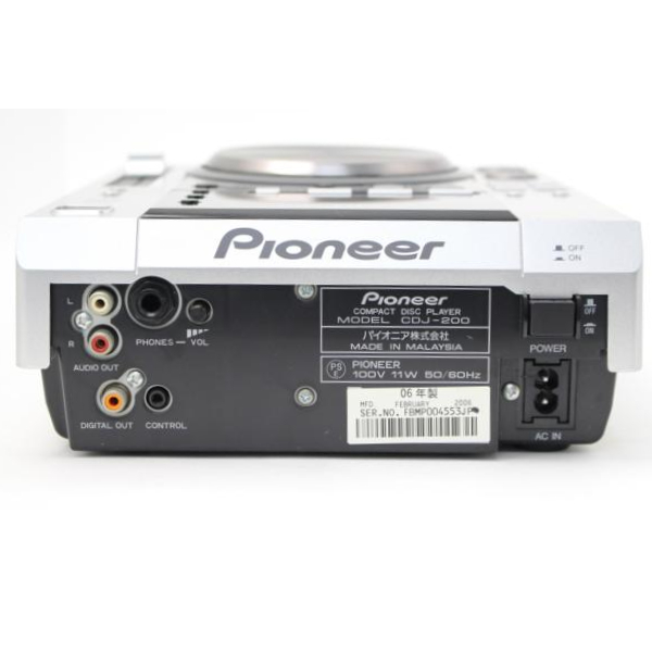 Pioneer　パイオニア◆DJプレーヤー CDJ-200の画像1