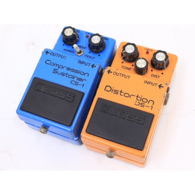 BOSS/ボス 〇 Distortion DS-1 シリアル 9600 Compression Sustainer CS-1 9400 2台セットの画像1