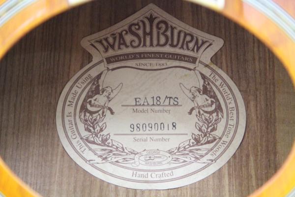Washburn（ワッシュバーン）model.EA18/TS エレアコの画像1