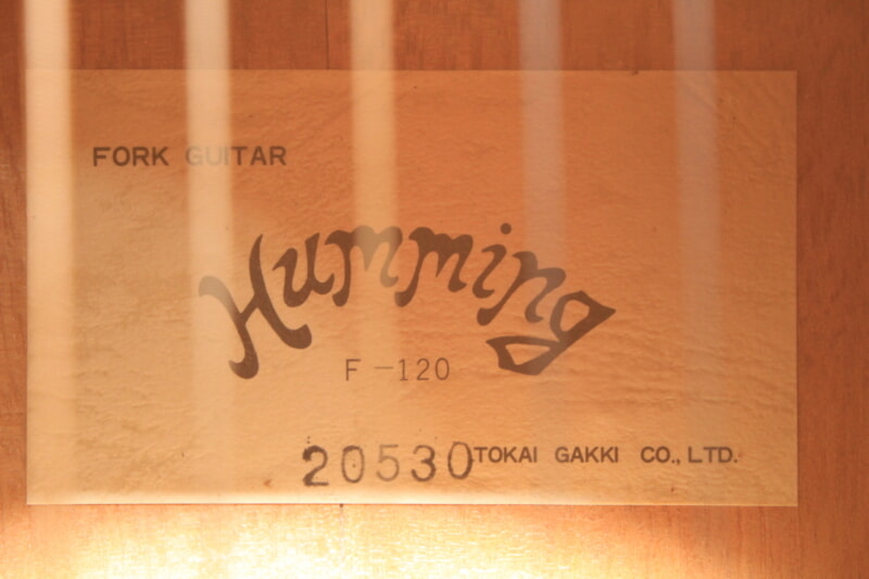 Humming（ハミング）アコースティックギター F-120（TOKAI ）の画像1