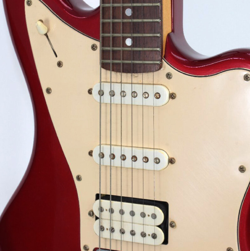 FERNANDES（フェルナンデス）ジャガータイプ エレキギター レッド MADE IN TAIWANの画像1