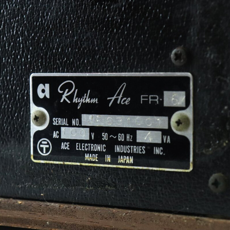 Ace Tone（エーストーン）Rhythm Ace（リズムエース）FR-6 アナログ・リズムマシーン ドラムマシーンの画像1