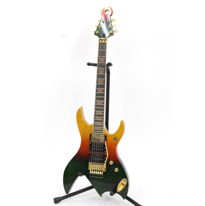 変形ギター DUNCAN DESIGNED GCA/Floyd Rose ラスタカラ―の画像1