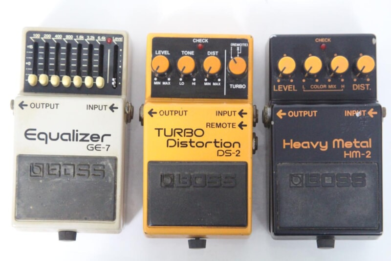 BOSS（ボス）コンパクトエフェクター3点 GE-7 / DS-2 / HM-2の画像1