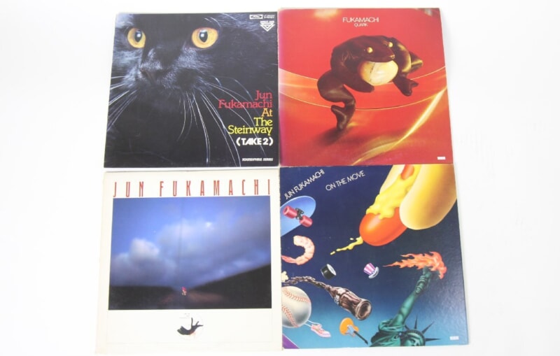 深町純  LPレコード 4枚 [On The Move][At The Steinway(TAKE2)] などの画像1