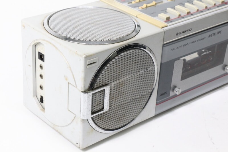 【当時物】 SANYO  ダブルカセットレコーダー [MR-Q4] ラジカセの画像1