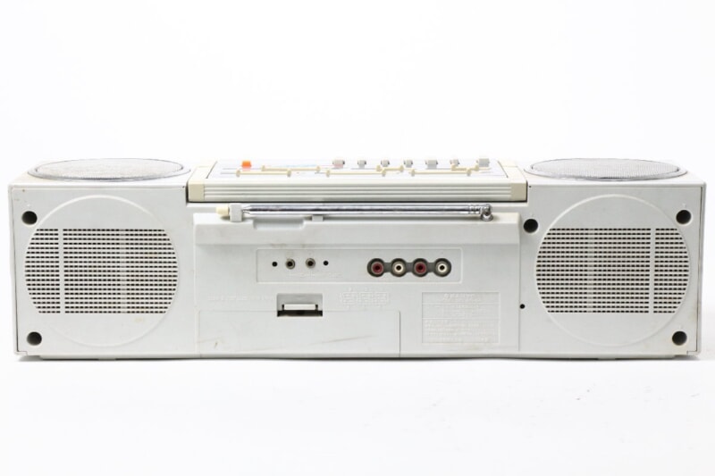 【当時物】 SANYO  ダブルカセットレコーダー [MR-Q4] ラジカセの画像1