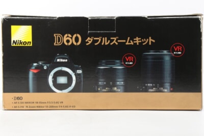 【未使用品】 Nikon  D60ダブルズームキット ニコン 一眼レフカメラ