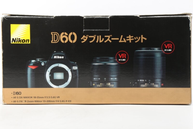 【未使用品】 Nikon  D60ダブルズームキット ニコン 一眼レフカメラの画像1