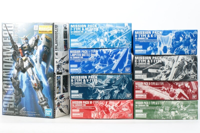 【未組立品】 BANDAI  MG 1/100 ガンダムF90・ミッションパックの画像1