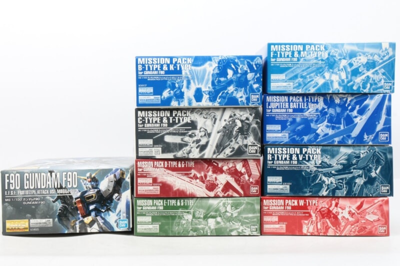 【未組立品】 BANDAI  MG 1/100 ガンダムF90・ミッションパックの画像1