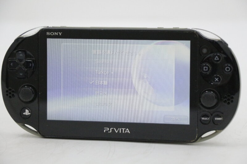 SONY  PSVITA 本体 PCH-2000 Wi-Fiモデル カーキ/ブラック 動作品の画像1