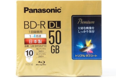 【未使用品】 Panasonic  Blu-ray BD-R DL 50GB 10枚入り