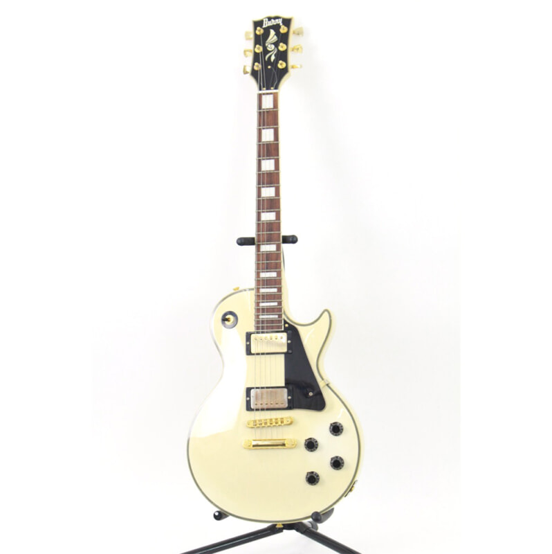 Burny（バーニー）レスポールカスタムタイプ ホワイトの画像1