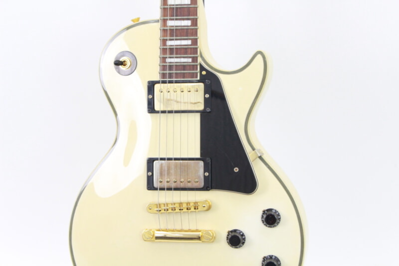 Burny（バーニー）レスポールカスタムタイプ ホワイトの画像1