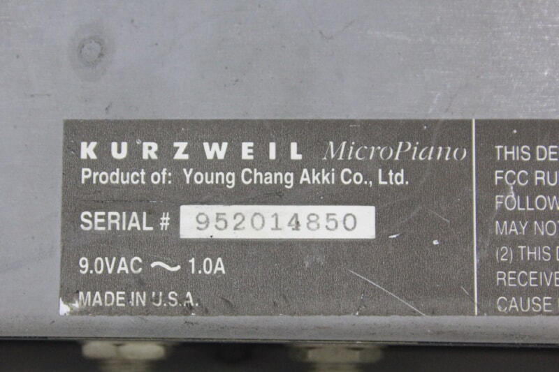 KURZWEIL（カーツウェル）音源モジュール Micro Pianoの画像1