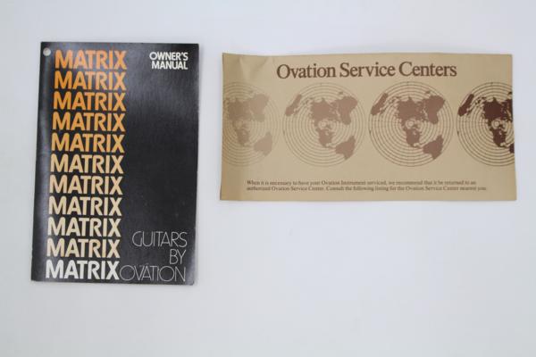MATRIX BY OVATION（マトリックス）  №1632-4 スペシャルエディション USA製の画像1