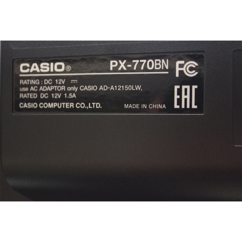 Casio（カシオ）Privia（プリヴィア）PX-770BN スタンド・ペダル一体型電子ピアノ イス付 2022年製の画像1