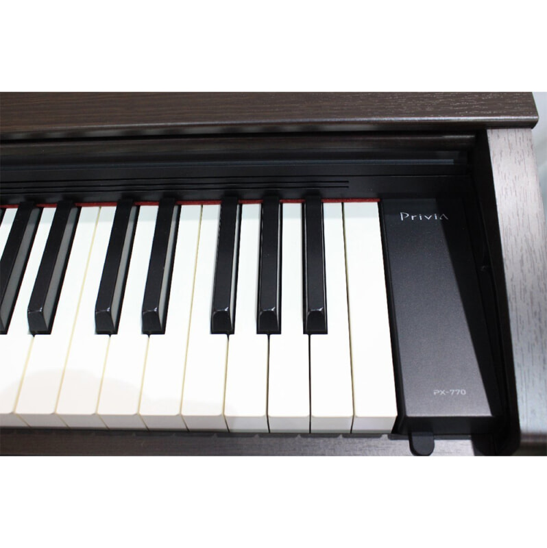 Casio（カシオ）Privia（プリヴィア）PX-770BN スタンド・ペダル一体型電子ピアノ イス付 2022年製の画像1